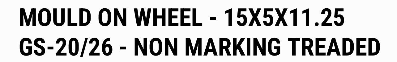 Genie 96252GT,MOULD ON WHEEL | (Non Marking Treaded)(15"x5"x11")(Gray)