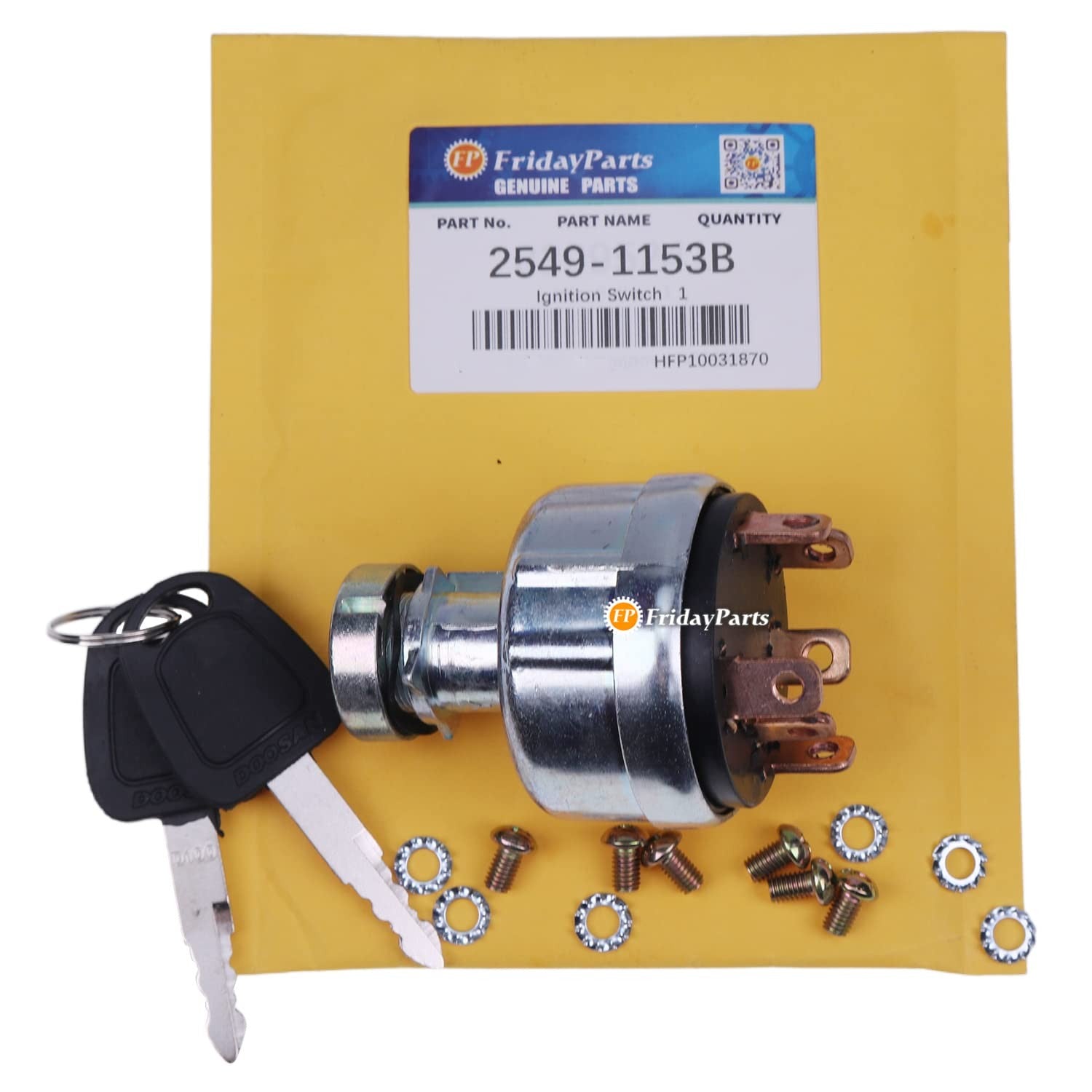 Ignition Switch 2549-1153B 301419-00106 for Daewoo Doosan DH55 DH60-7 DH130