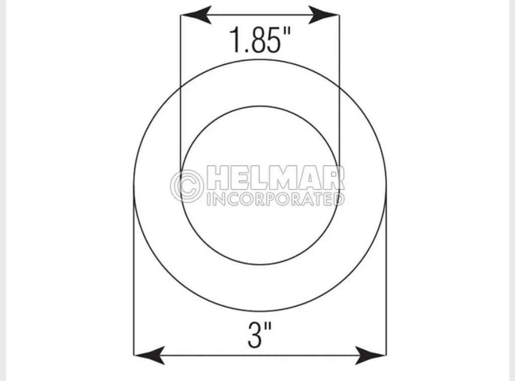 Steel Load Wheel W/ Bearings For Pallet Jack Fits Many Models MWB35-S (Set of 2)