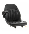 NEW GRADALL VINYL BLACK W/R .H ARMREST SEAT 91033485