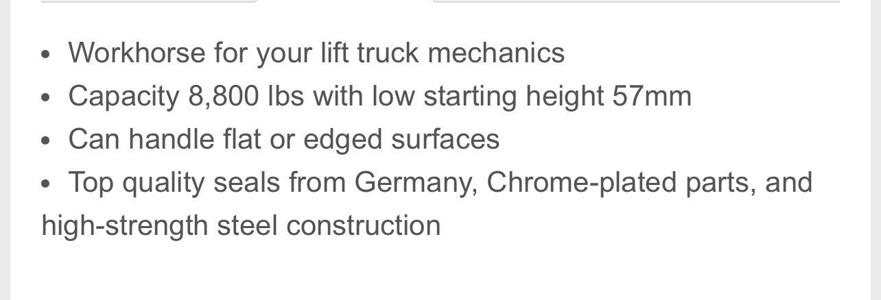Forklift Jack 8800lbs | Heavy Duty Lift Support | Free Shipping