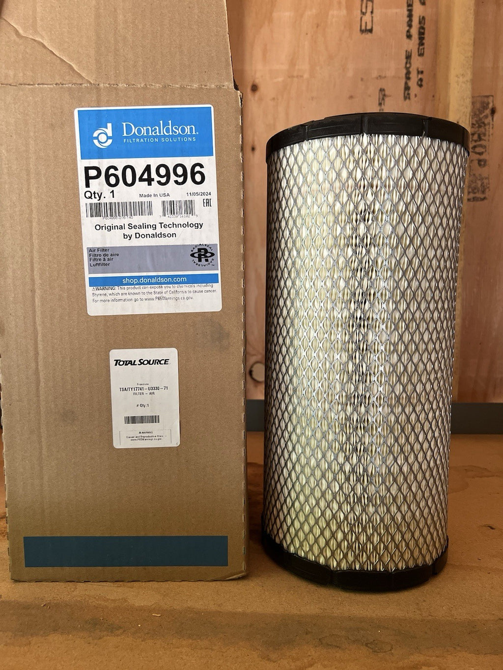P604996 Air Filter Replaces Carquest 83996 49996 RS5517 17741U333071 9996