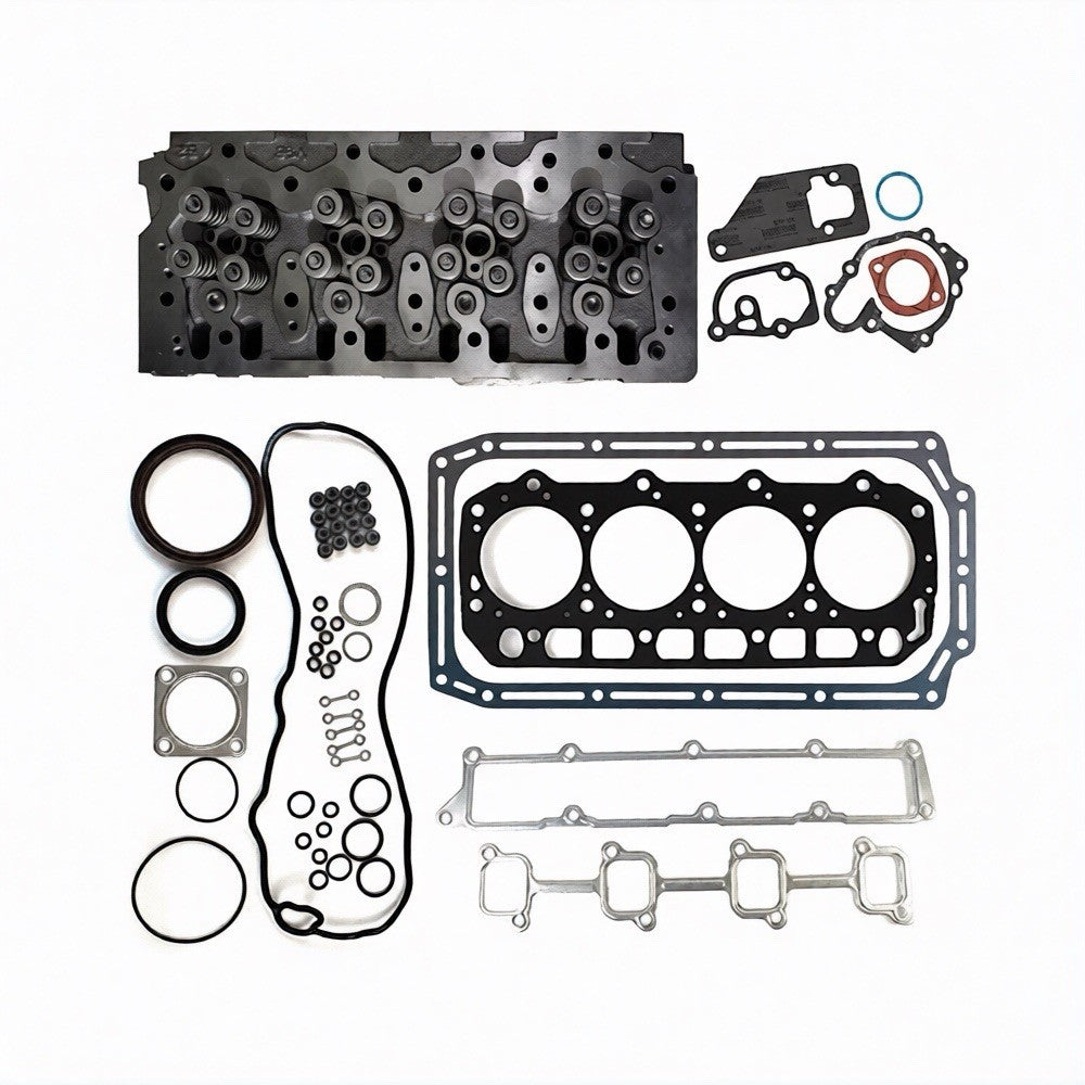 Complete Cylinder Head with Full Gasket Kit YM129907-11700 for Komatsu Engine 4D