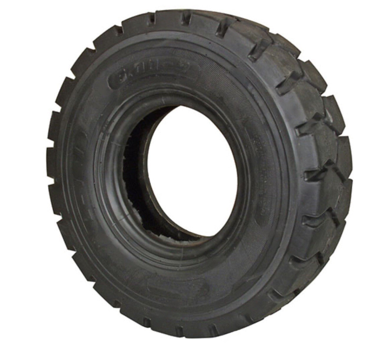 (QTY 2) Forklift Tire Pneumatic (AIR) 6.00 x 9 Black Traction TIRE-520P