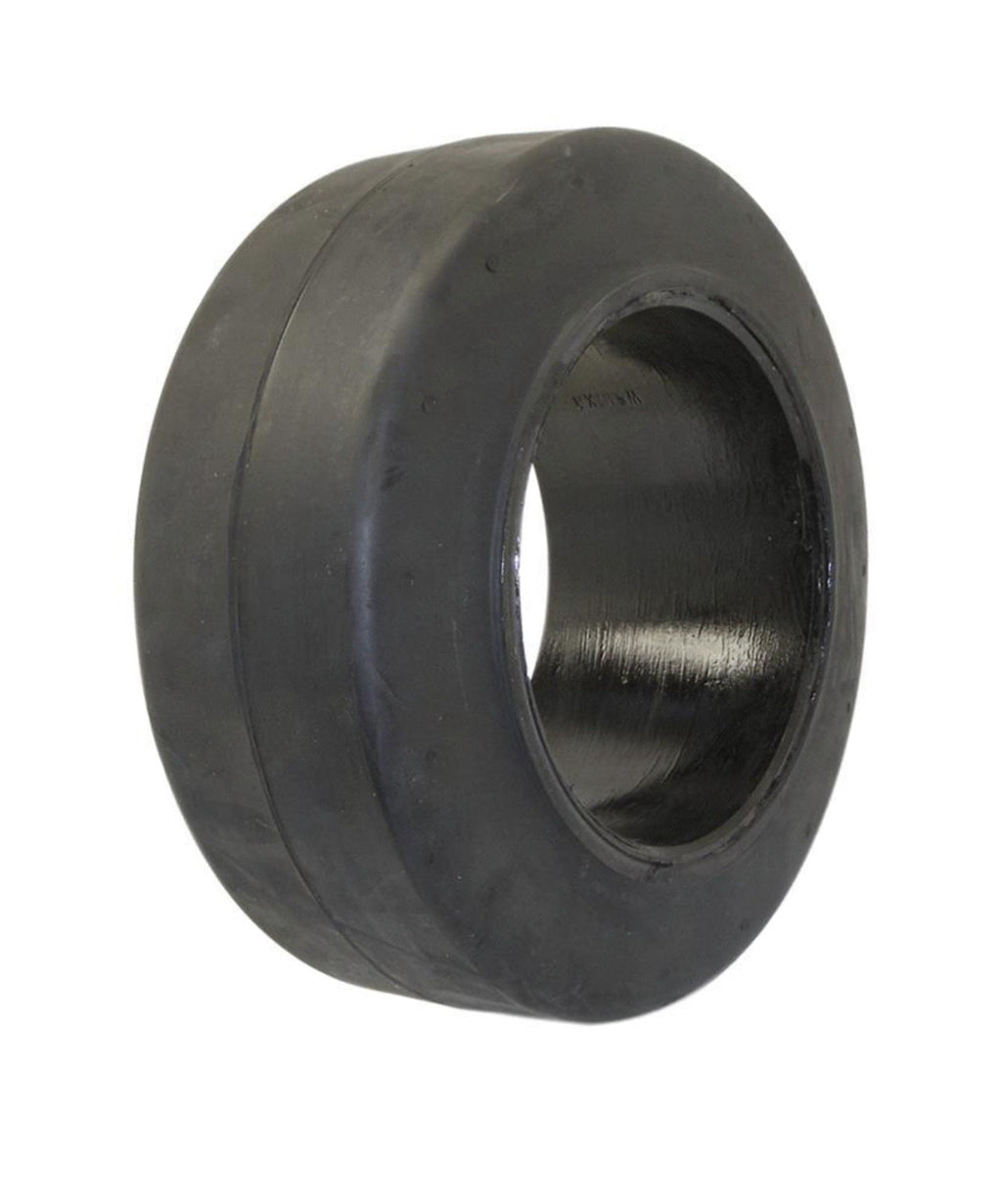 (SET OF 2) FORKLIFT TIRE - 13.5X5.5X8 SMOOTH PRESS ON SMOOTH BLACK