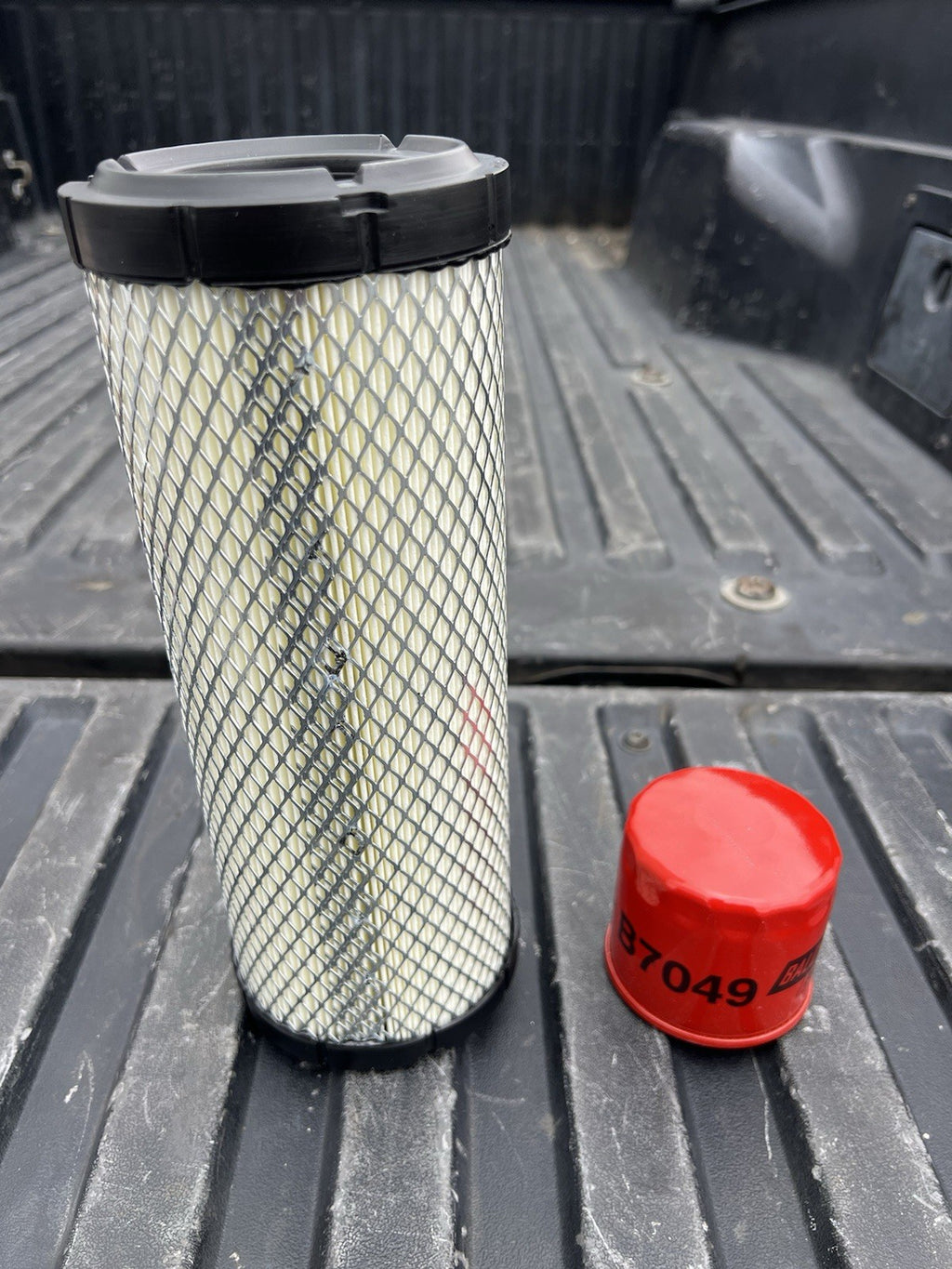 Nissan Forklift Air & Oil Filter Set For K21/K25 Engine Fits Komatsu