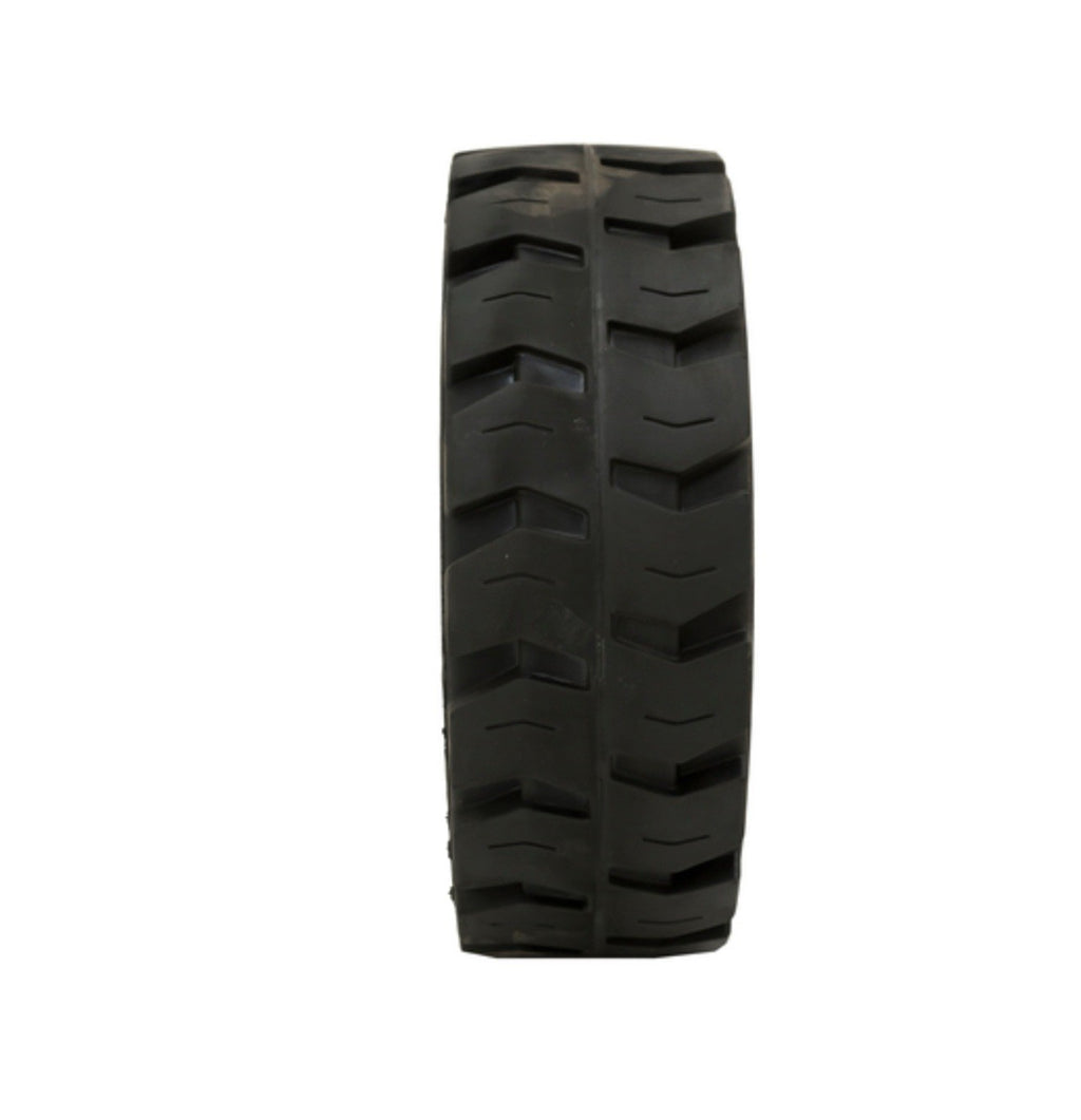 21X7X15 Tires Solid Forklift Press-On Tire | Black Traction