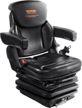 Universal Forklift Seat, Tractor Seat with Armrest & Adjustable Backrest