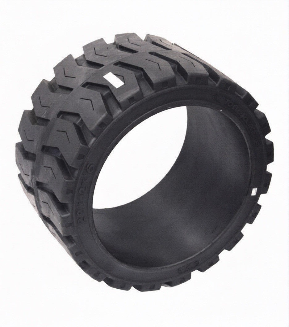 22X12X16 Tire TotalSource Solid Forklift Press-On Tire Black Traction