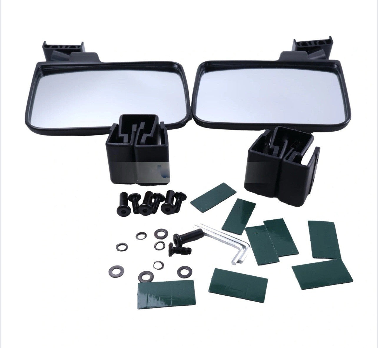 Golf Cart Mirror No Drilling Side Mirrors Universal for Yamaha Club Car EZGO