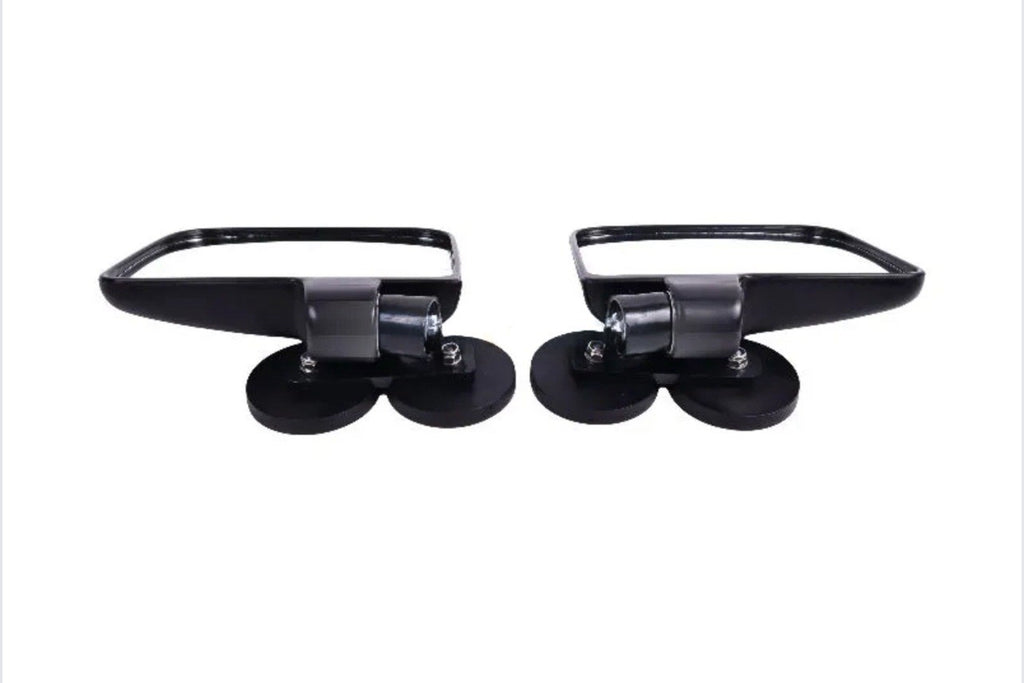 1 Pair Rubber Coated Magnetic Side Mirror for Kubota John Deere Forklift Tractor
