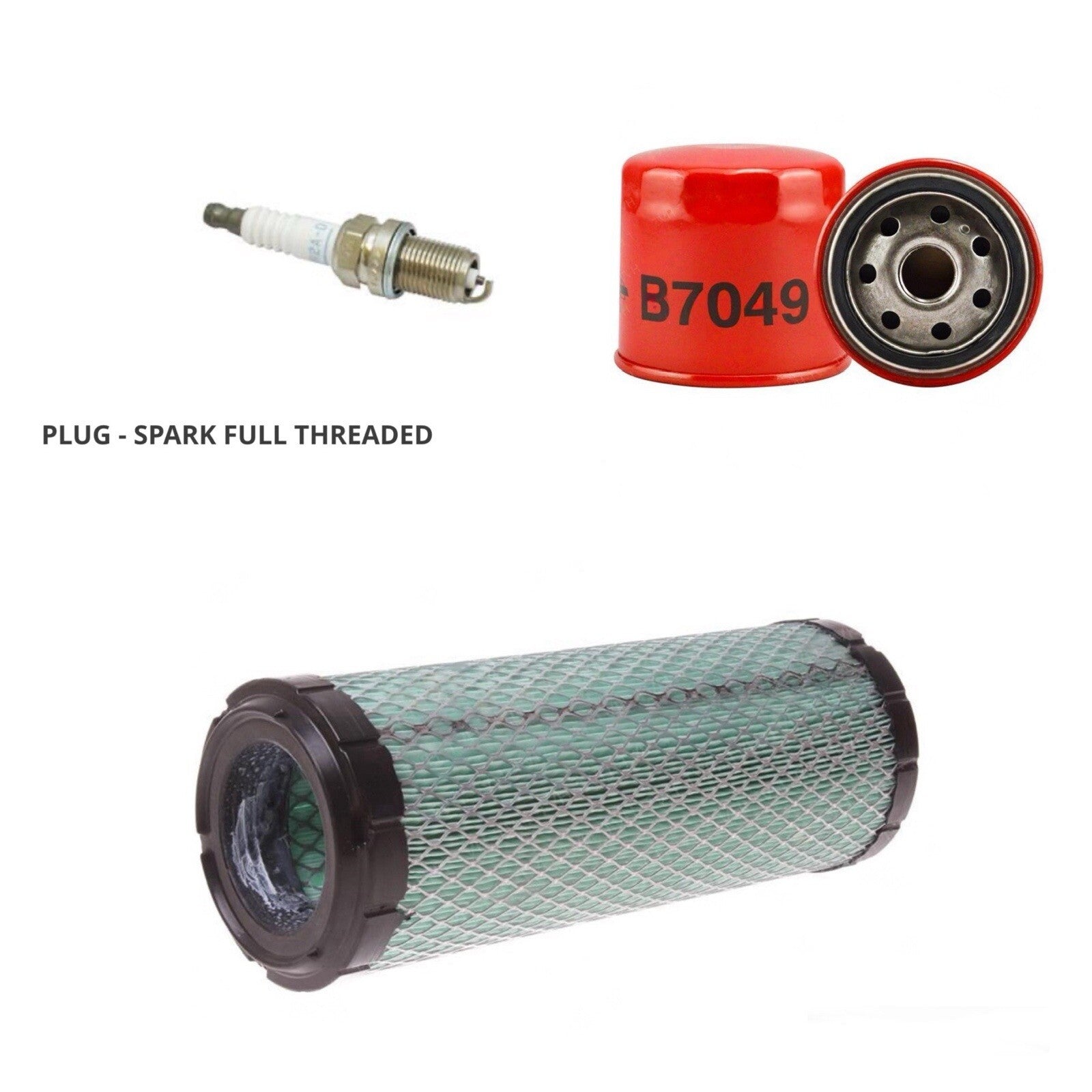 CAT Forklift Service Kit For K21 & K25 Engine | Filters & Fully Threaded Plug