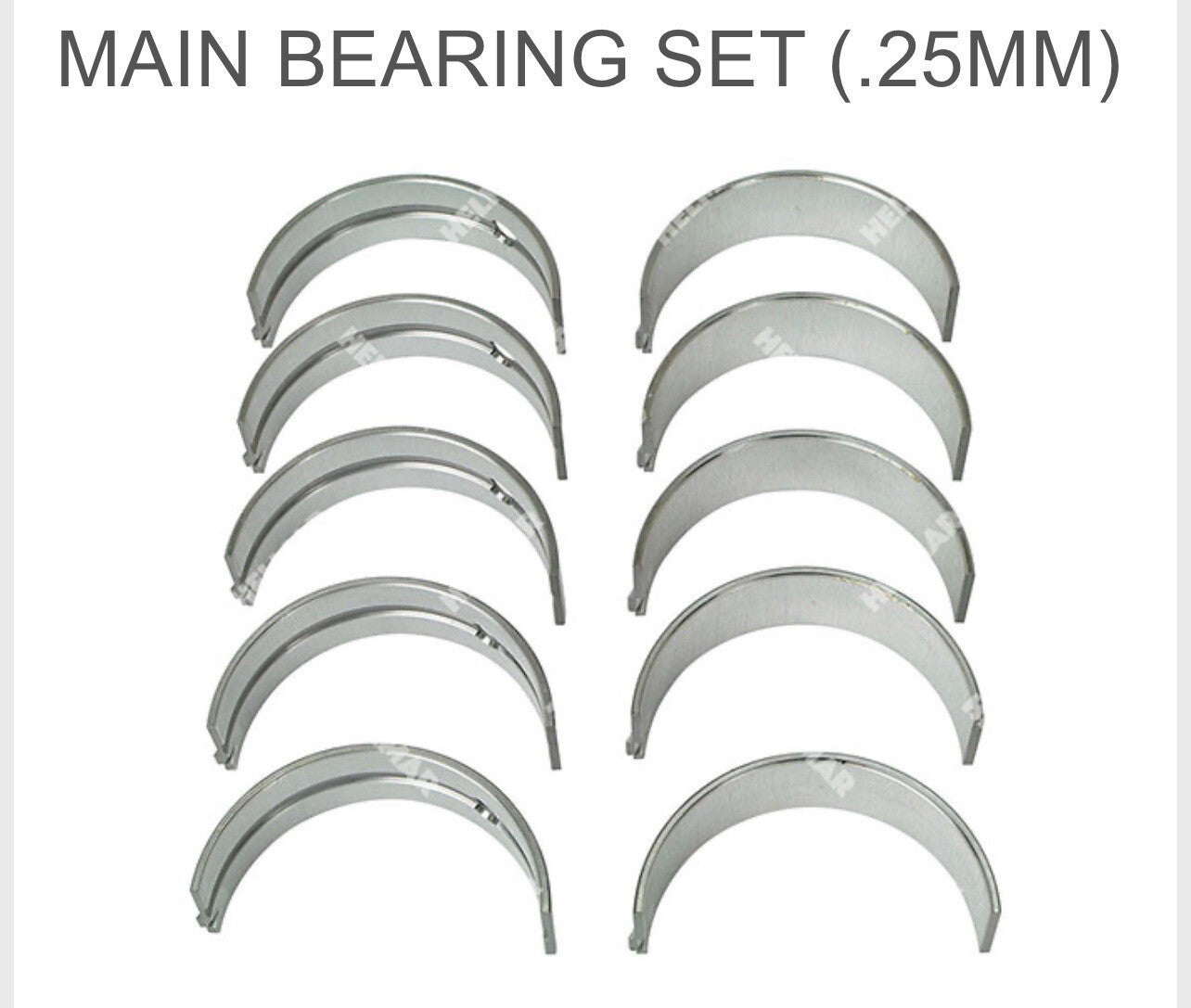 Toyota Forklift 4Y Engine Main Bearing Set .25mm 11704-7601471 |