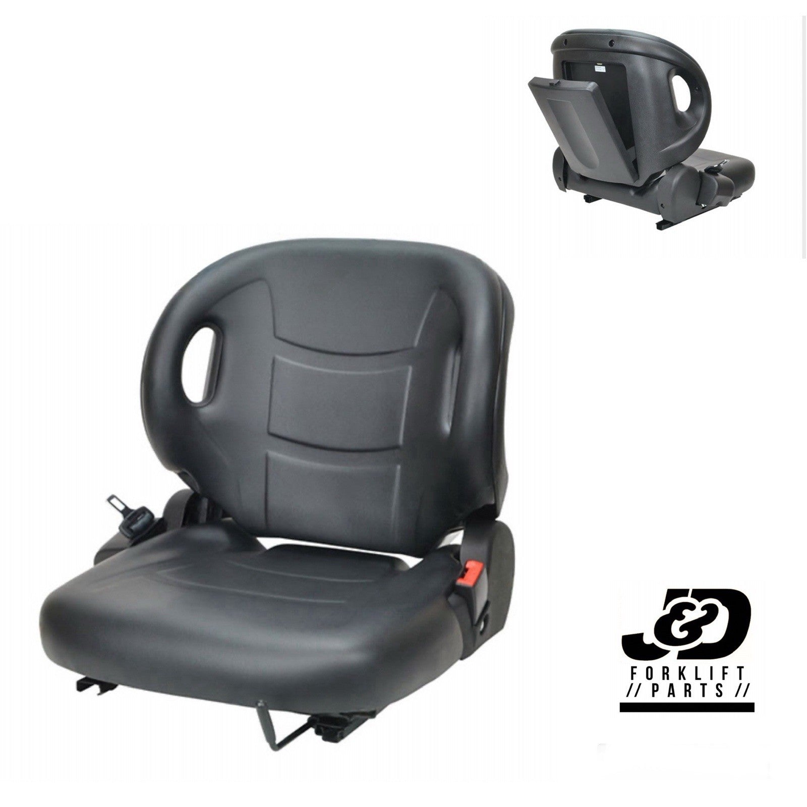 NEW MOLDED TOYOTA FORKLIFT SEAT WITH SEATBELT & SWITCH PREMIUM QUALITY!