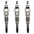 Set of Three (3) Glow Plugs Fits Kubota 15521-65510 KH-8 B5200 B7001 B7100 L8200