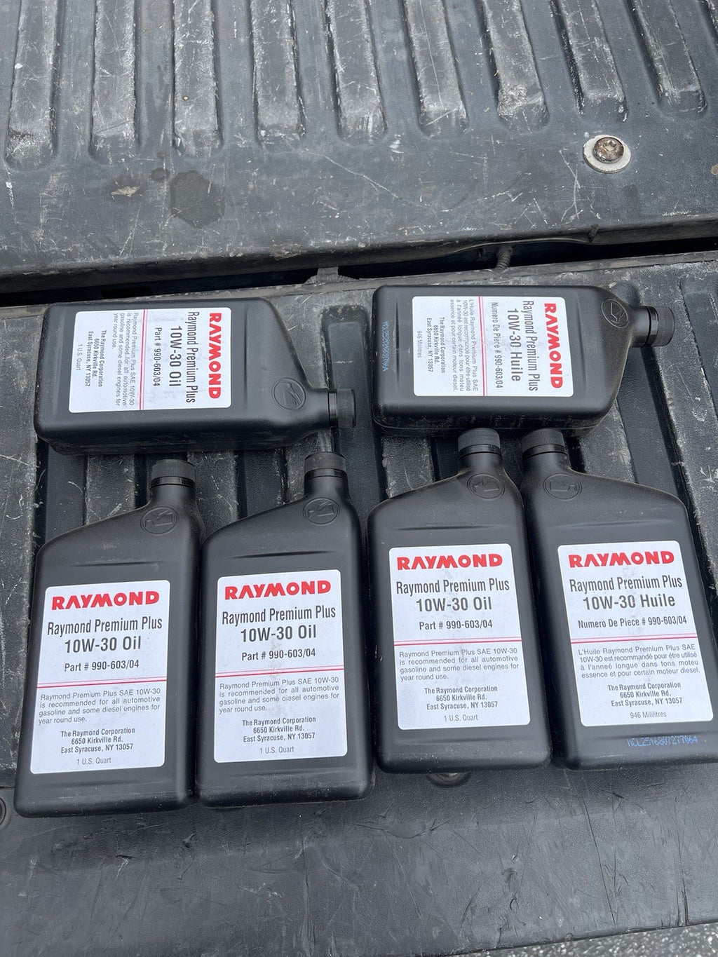 (QTY 6) Raymond Forklift 10W-30 Engine Oil