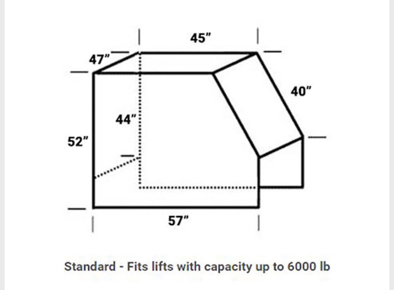 Universal Forklift Cab Enclosure | Fits Lifts With Capacity up to 6,000lbs
