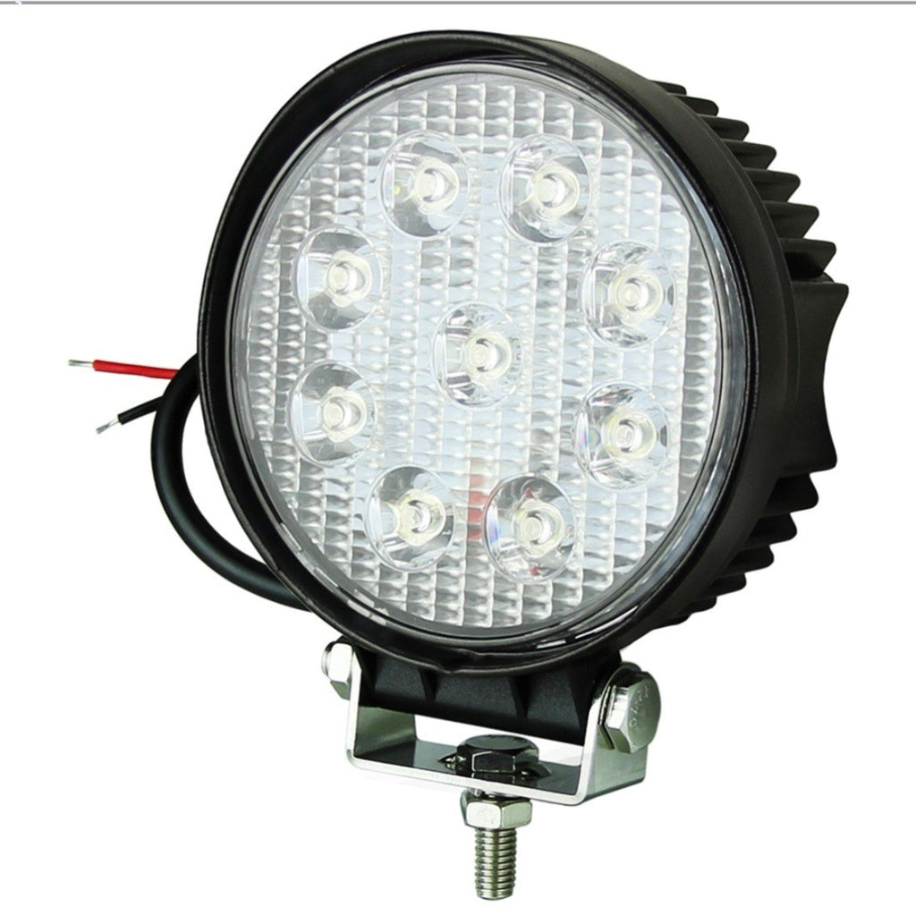 (SET OF 2) Forklift round Light Led 12-80V 27W  3181860  Aftermarket - New