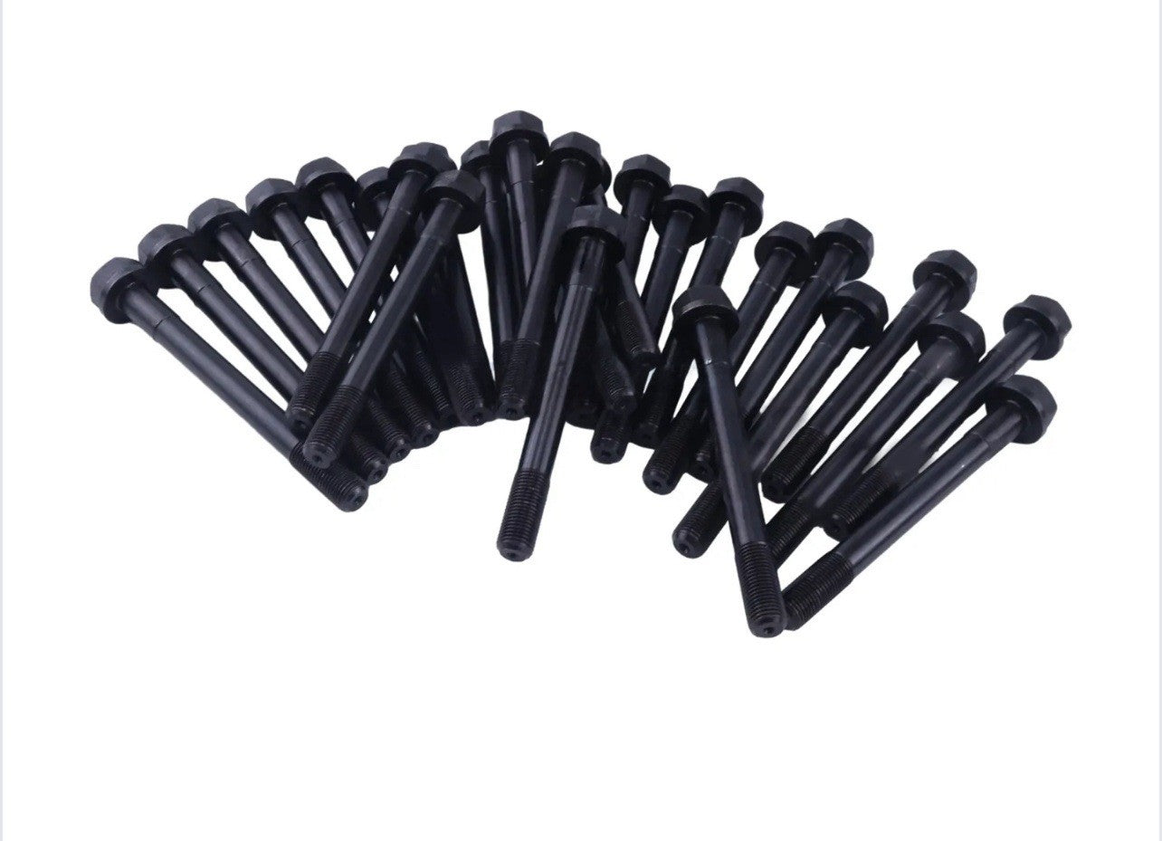 26 Pieces Cylinder Head Bolts 80910-76059-71 for Toyota Forklift Engine 1Z 2Z