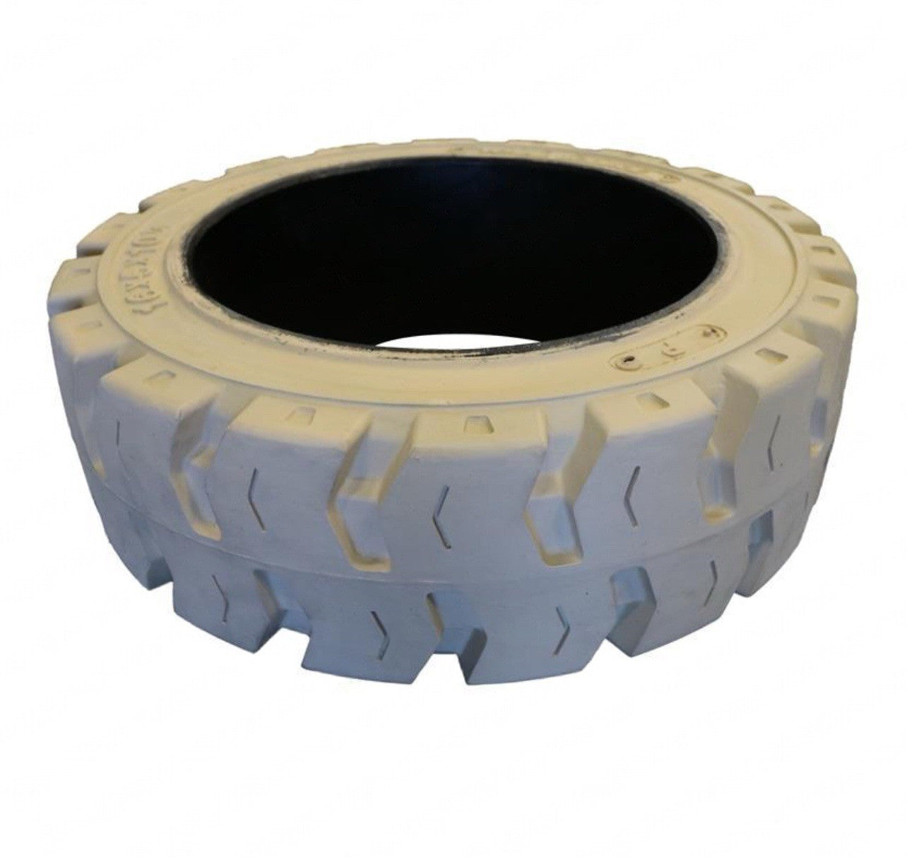 FORKLIFT TIRE - 16X5X10.5 NM TRACTION PRESS ON NM WHITE (NON MARKING)