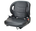 Universal Forklift Seat Vinyl Black | W/Switch Fits Toyota