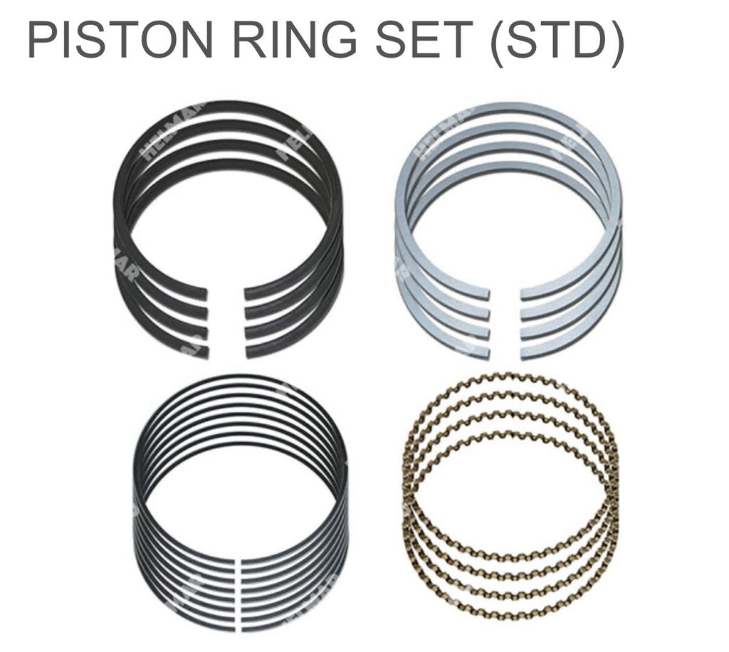 (SET OF 4) Toyota Forklift 4y Engine Piston & Pin Set W/Ring Set | STD