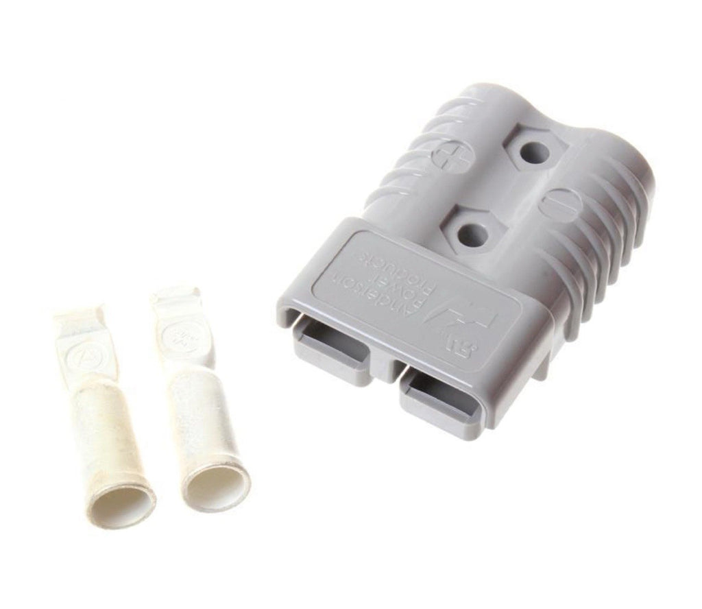 FORKLIFT BATTERY CABLE  QUICK CONNECTOR SB175A GRAY  2 TIPS 1/0  REPLACES 6325G1