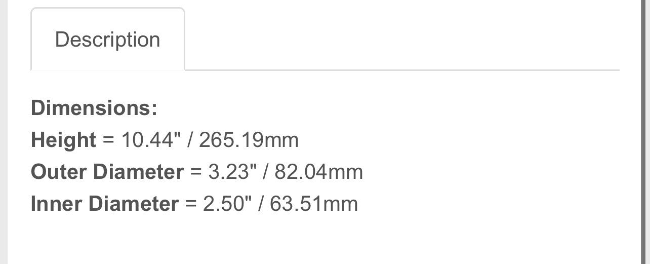 (Set of 2) Air Filter Inner 17744-U2230-71  For Toyota Forklift Fits 7 & 8 Model