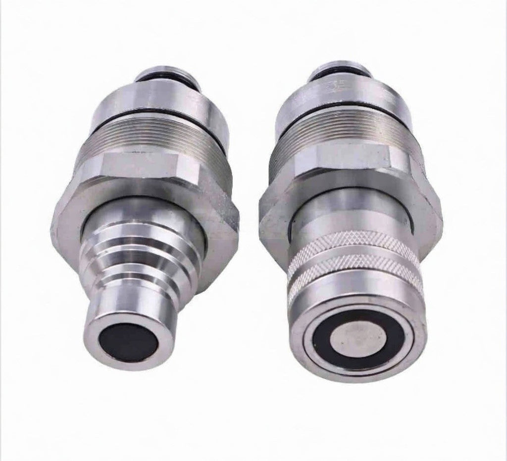 Hydraulic Quick-Connect Coupler Kit AT406474 AT406475 for John Deere