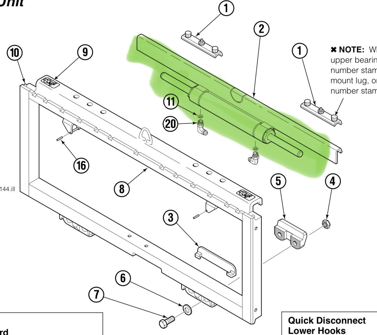 6025684 Side Shift Cylinder for Cascade 55F-SSS-A251 55F-SSS-A257 55F-SSS-A271