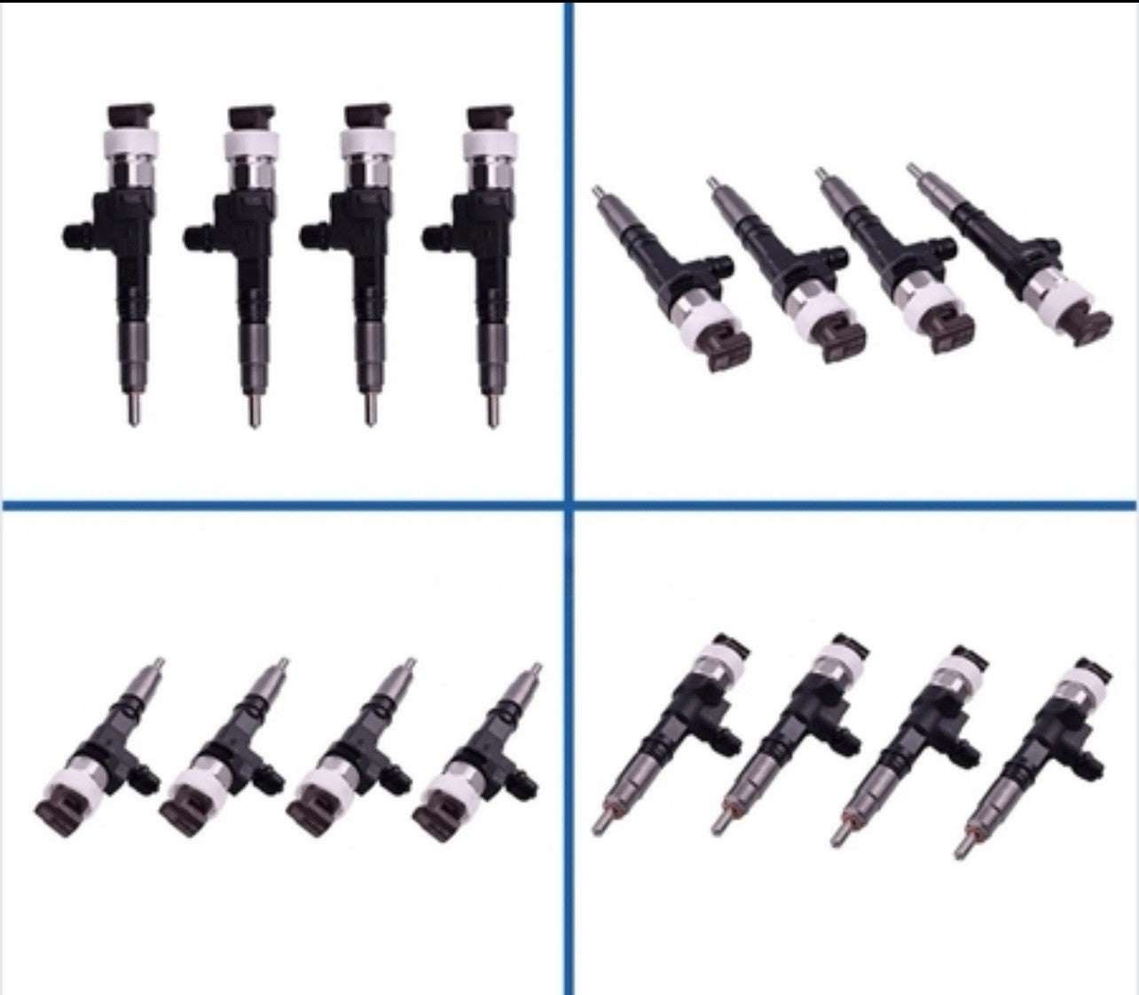 4 Pieces Fuel Injector for Kubota Engine V3307-CR-TE4 V3307 Tier 4 | 1J770-53050