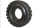 (QTY 2) Forklift Tire Solid Pneumatic 5.00-8 | TRAXTER Black Traction