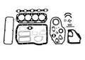 Nissan J15 Forklift Overhaul Gasket Set | Fits J15 Engine |