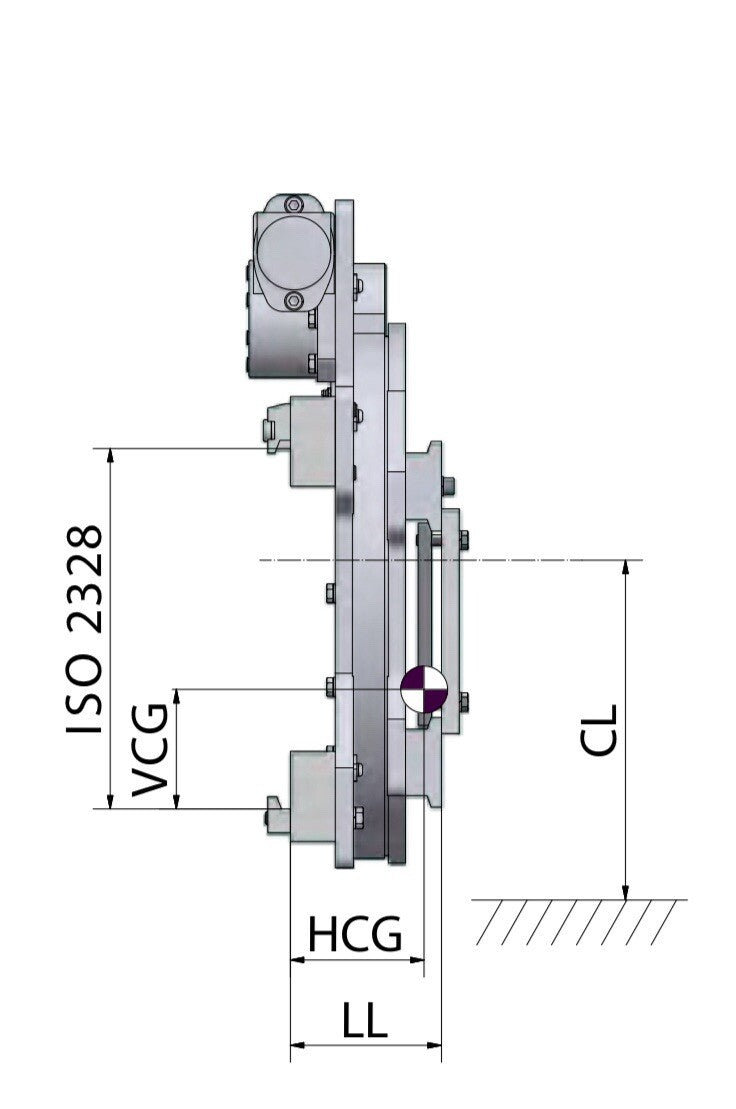 FORKLIFT ROTATOR 360 DEGREE 5000 LB CAP CLASS 2 WITHOUT SIDE SHIFT