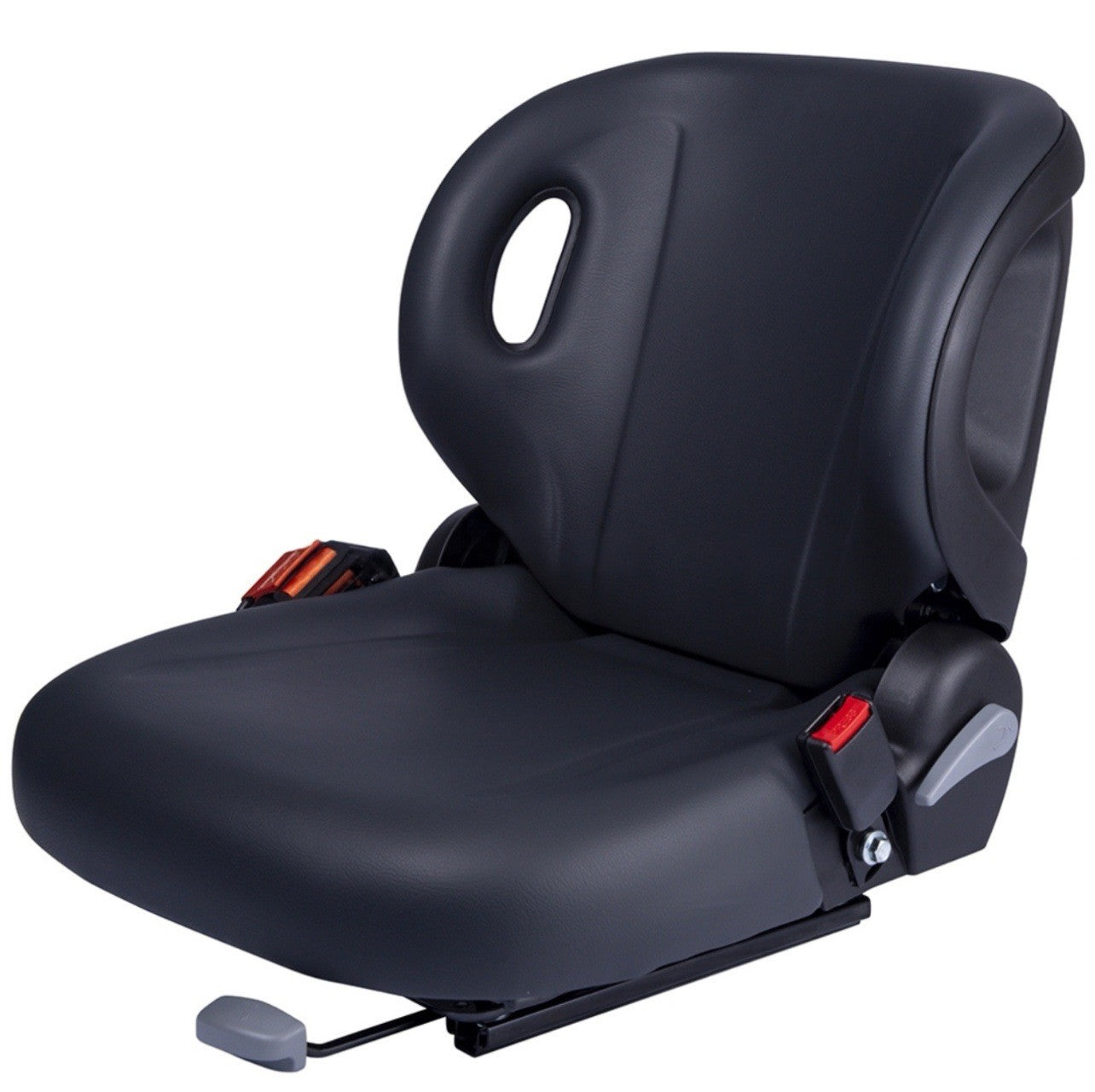 New Forklift Seat Black  BF2-2-A – Universal Fit | Foldable Design