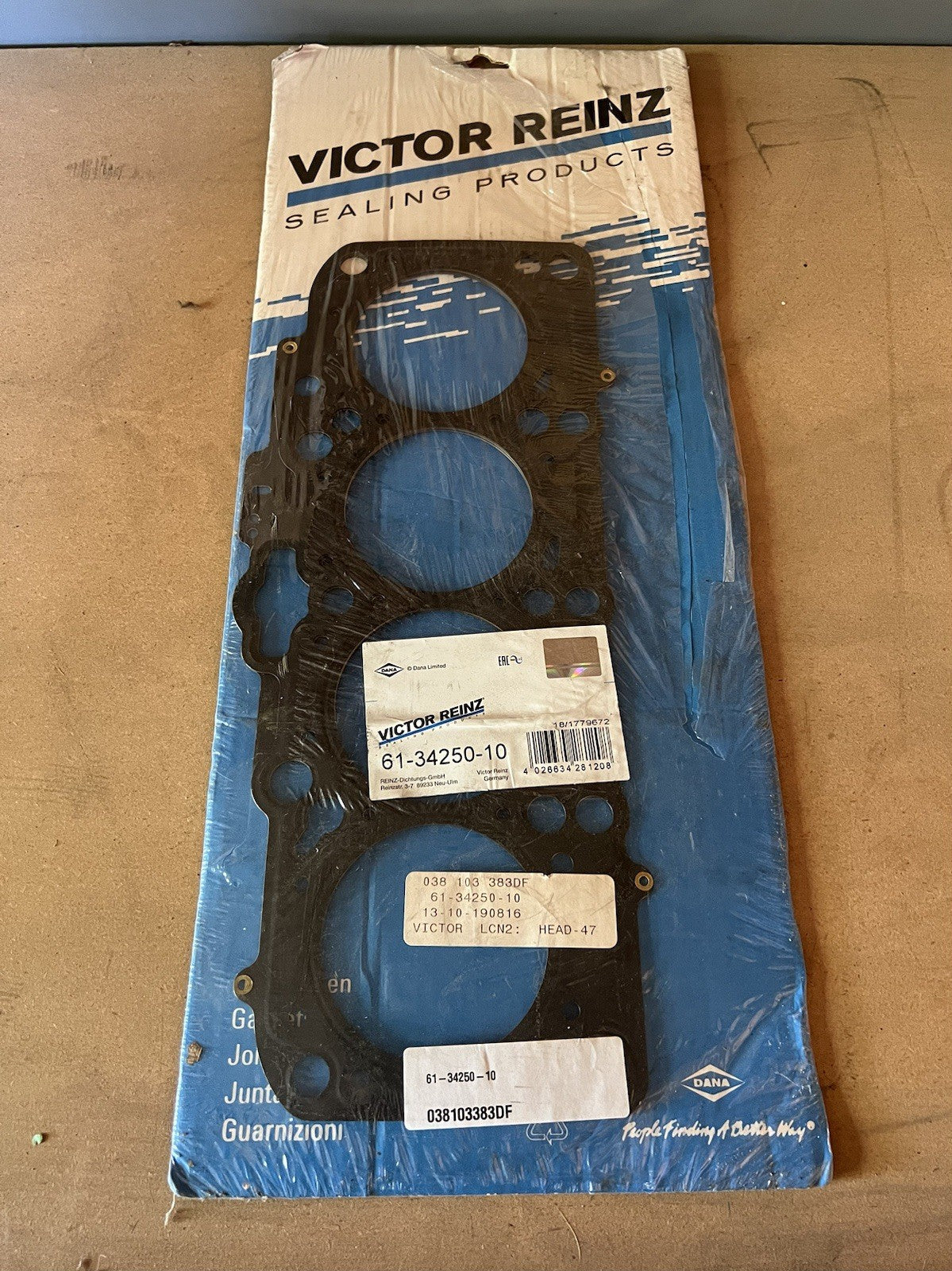 Engine Cylinder Head Gasket VICTOR REINZ 61-34250-10