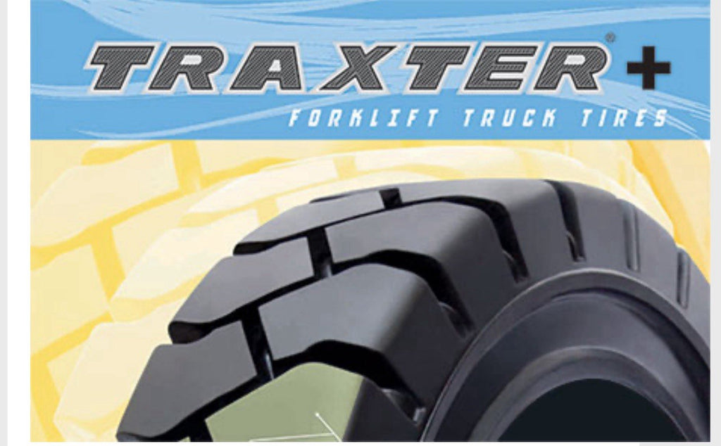 Forklift Cushion Tire Press On 16x5x10.5 | Black Smooth High-Quality TIRE-120C