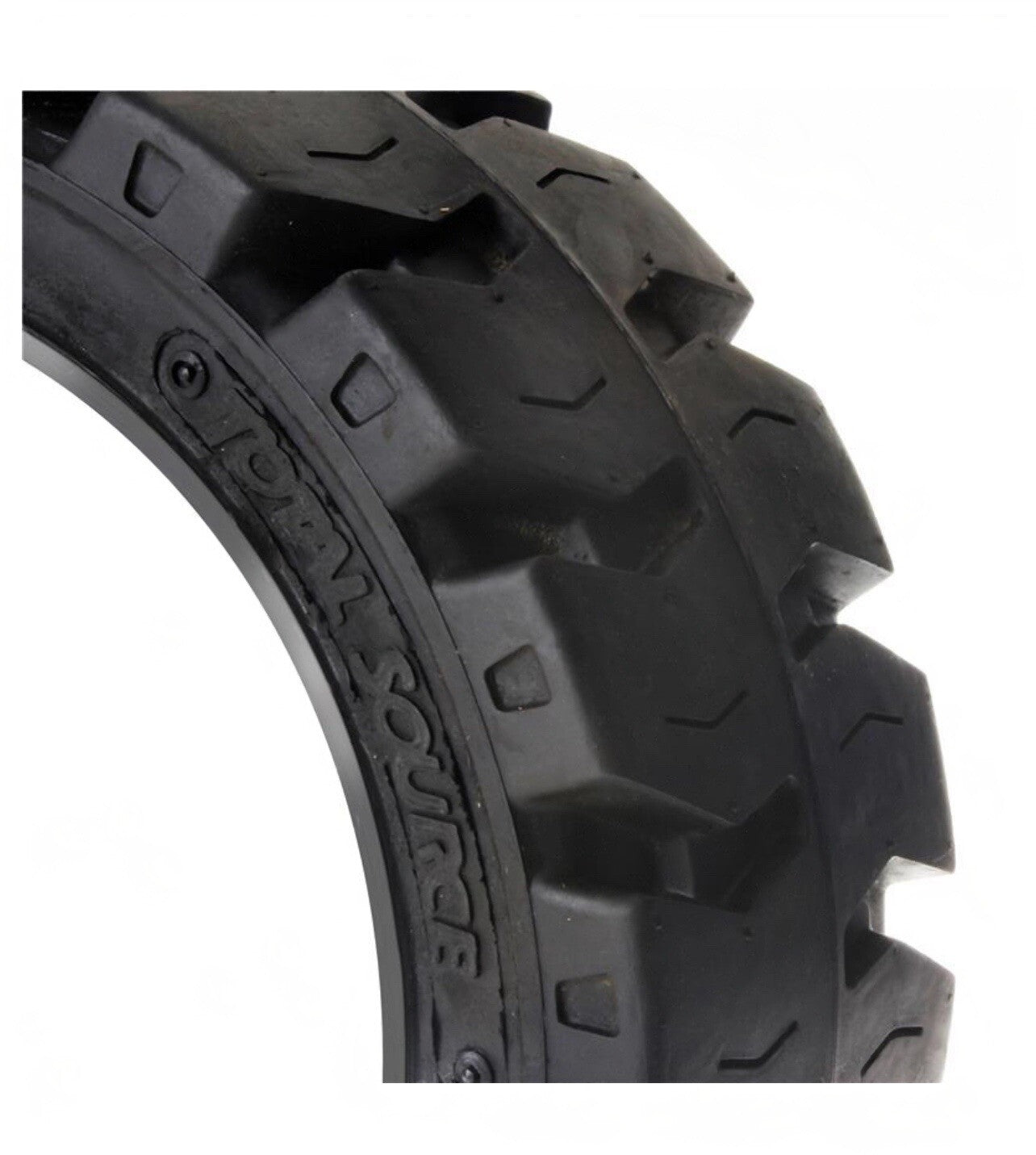 21X8X15 Forklift Tire Press-on | Black Traction