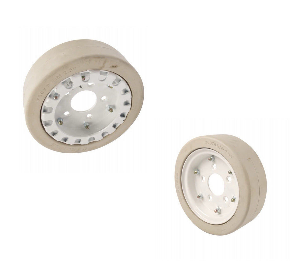 (2Front/2Rear) Skyjack 108020/108022 NM SMOOTH MOULD ON TIRE(200x8)SJIII3219