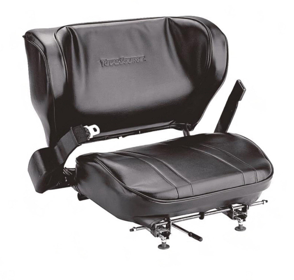 NEW YALE FORKLIFT SEAT HEAVY DUTY VINYL ASSEMBLY W/SEAT BELT | 150016913