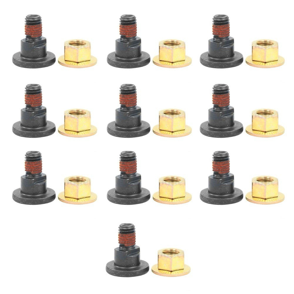 Qty 10: Disc Mower Blade Bolt & Nut Fits Kuhn Replaces 56115800