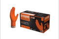 HD Orange Nitrile Powder Free Industrial Gloves | Size XL (100 Pack)
