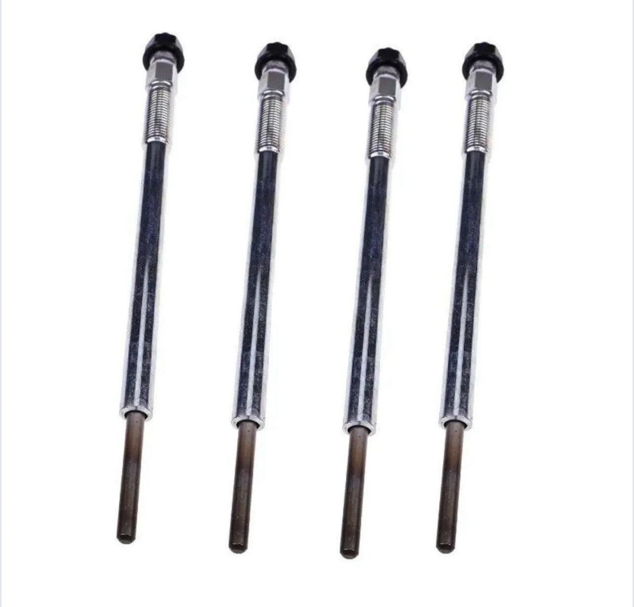 4 Glow Plugs 7030400 0100276034 for Doosan Engine D18 D24 Bobcat Loader S510