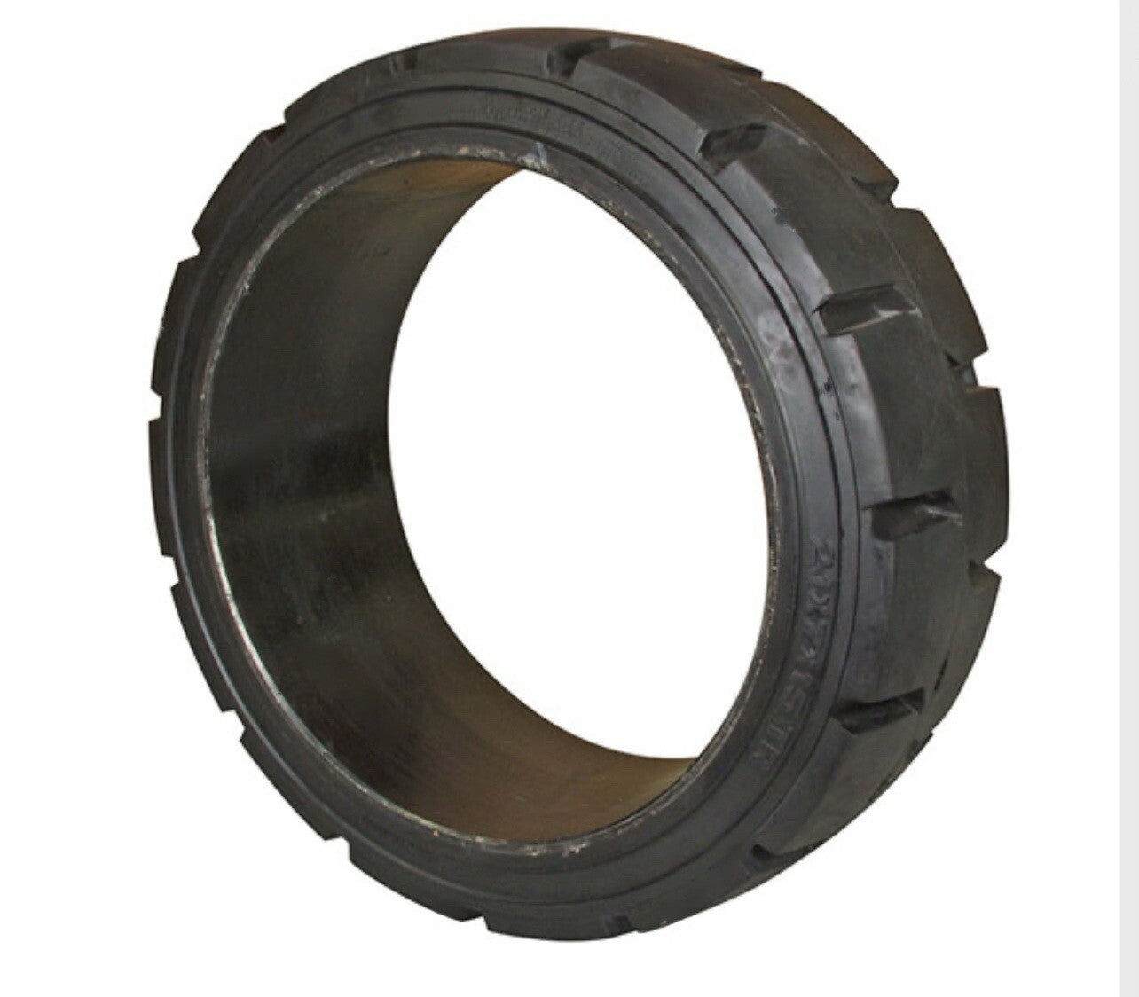 Forklift Cushion Tire Press On 21 x 8 x 15 Black Traction TIRE-260C
