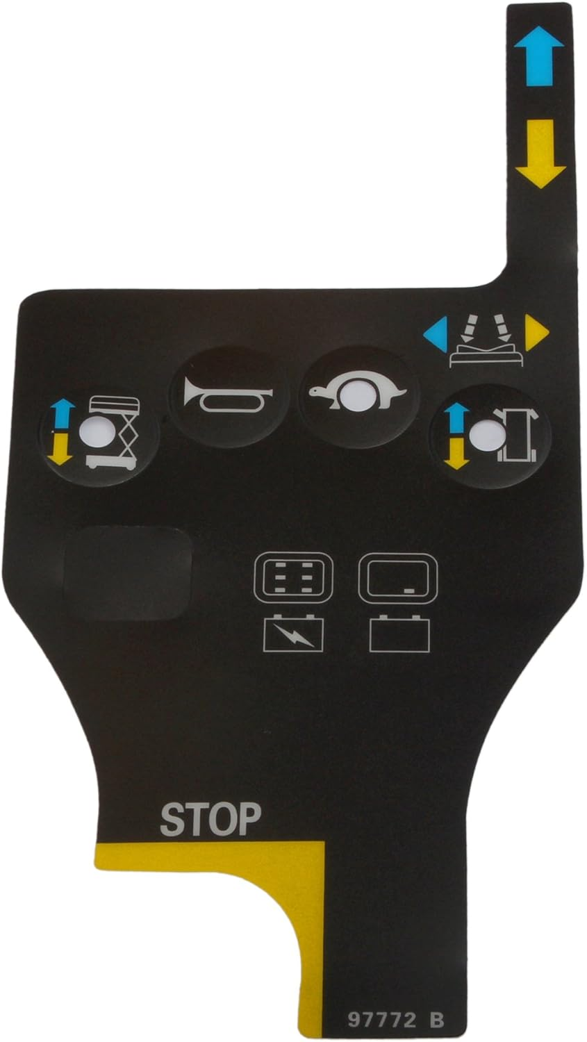Replacement Play Control Box Overlay Decal 97772 97772GT  Compatible for Genie
