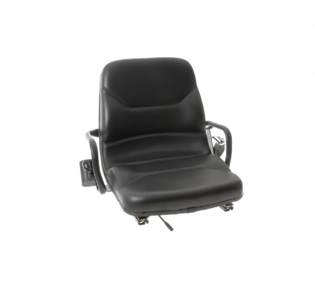 Yale Forklift Operator Seat 504283729 Black Vinyl Replacement Heavy Duty