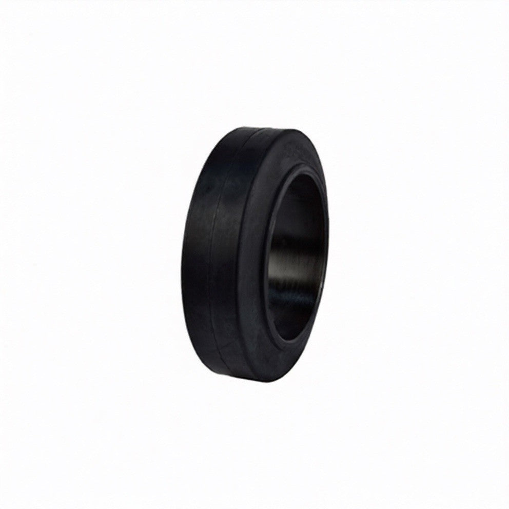 Forklift Cushion Tire Press On 16 x 5 x 10.5 Black Smooth High-Quality