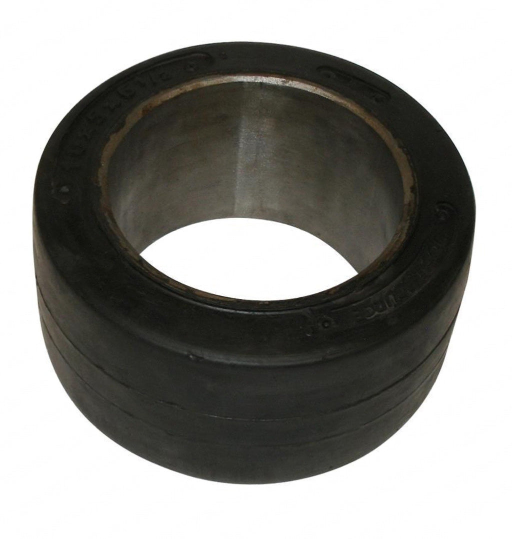 10X5X6-1/2 tires TotalSource solid forklift press-on tire black smooth