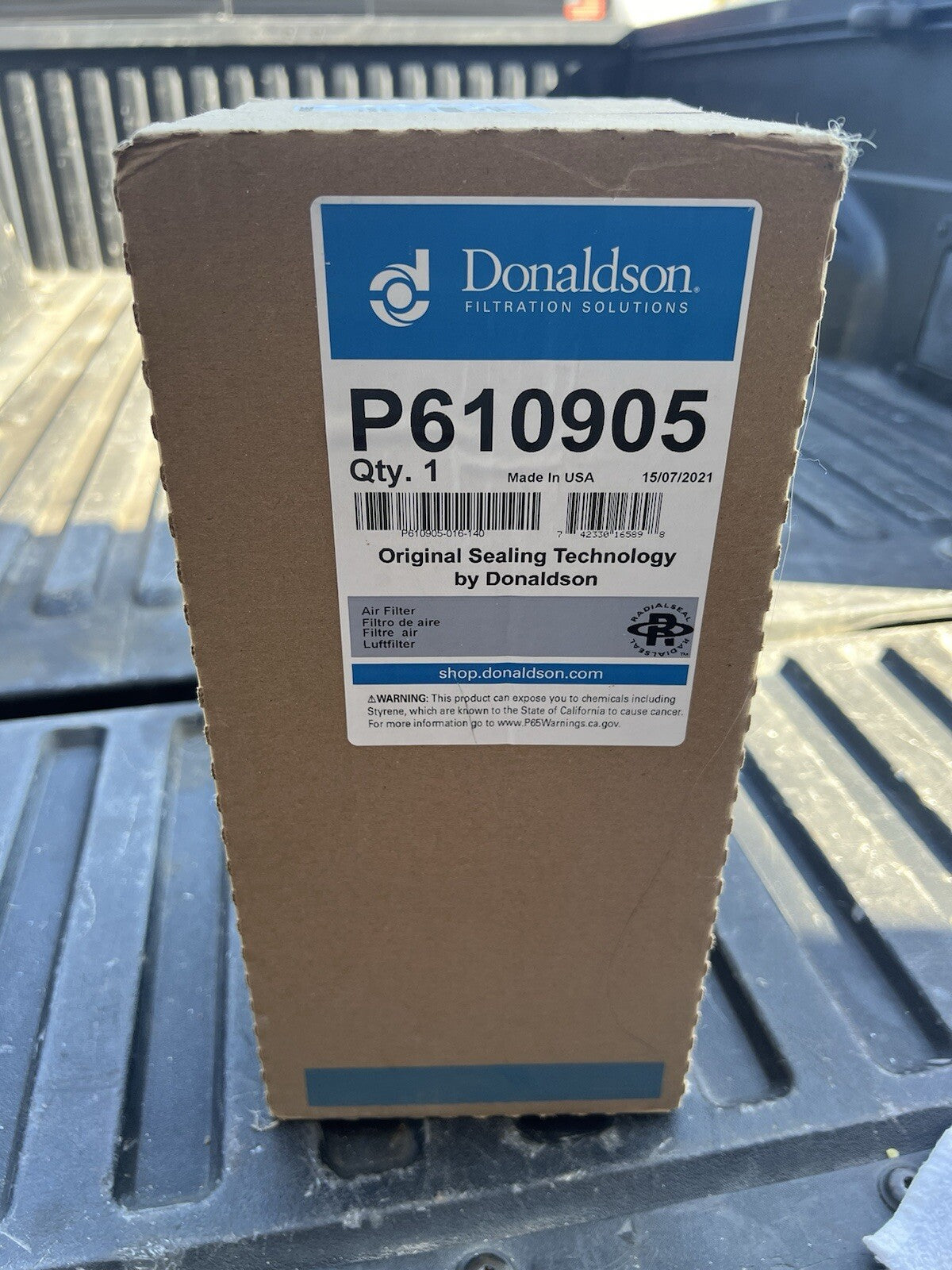 P610905 Donaldson Air Filter For Toyota Forklift 7 & 8 Series