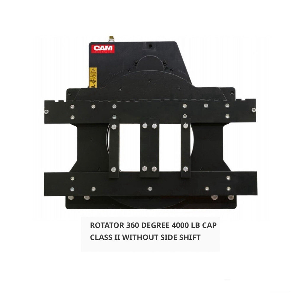 FORKLIFT ROTATOR 360 DEGREE 4000 LB CAP CLASS II WITHOUT SIDE SHIFT